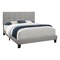 Monarch Specialties Bedroom Accent, Nightstand, End, Side, Lamp, Storage Drawer, Bedroom, Upholstered, Linen Look, Beige I 5605 - alternate 1